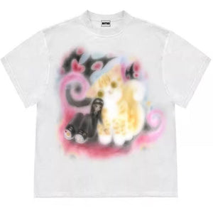 Graffiti Dreams Cat T-Shirt