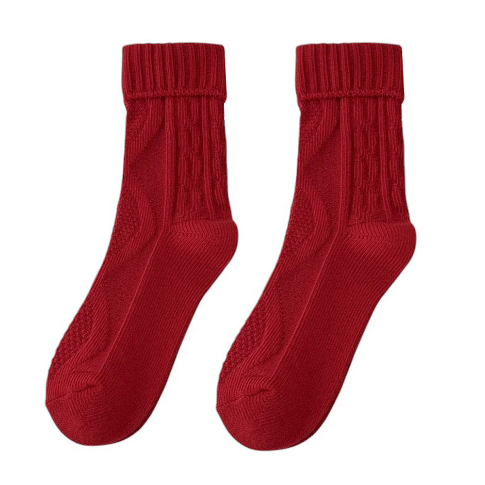 Grandma Aesthetic Red Socks