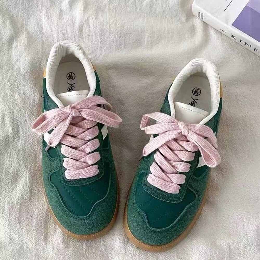 Saturday School Sneakers in Green