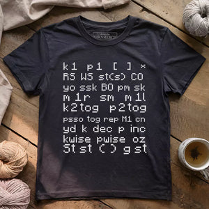 Knitting Code T-shirt