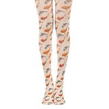 Koi Fish Print Aesthetic Tights