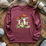 Knitting Frog Long Sleeve T-shirt