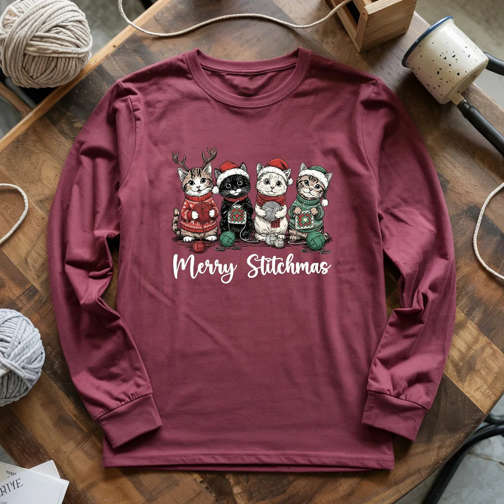 Merry Stitchmas Long Sleeve T-shirt
