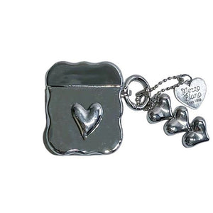 Grunge Aesthetic Metal Heart Airpods Case