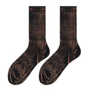 Metallic Ribbed Socks