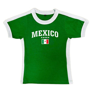 Mexico Raglan Baby Tee