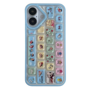 Pastel Keyboard Aesthetic iPhone Case