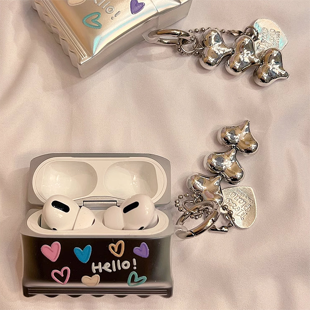 Pastel Hearts AirPods Case