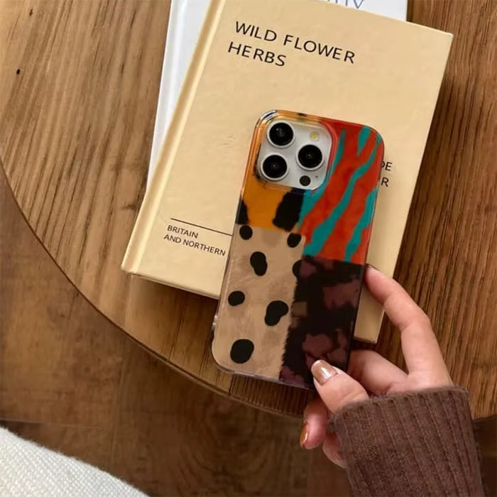 Patchwork Pattern iPhone Case