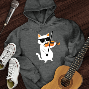 Cat Playing Violin Hoodie
