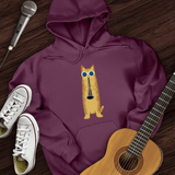 Cat Playing The Clarinet Hoodie
