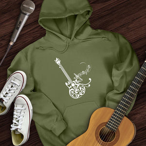 Floral Guitar Hoodie