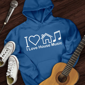 I Love House Music Hoodie