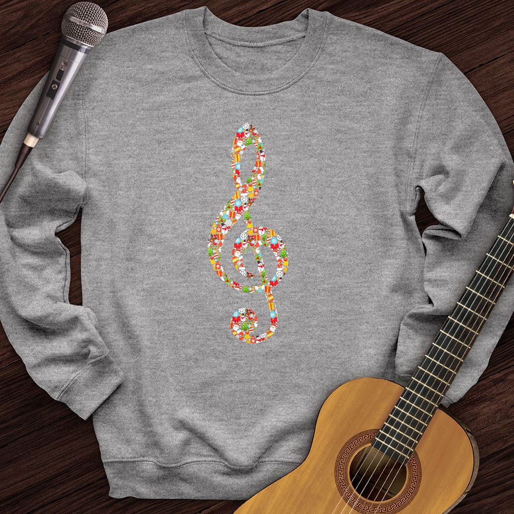Christmas Treble Clef Crewneck