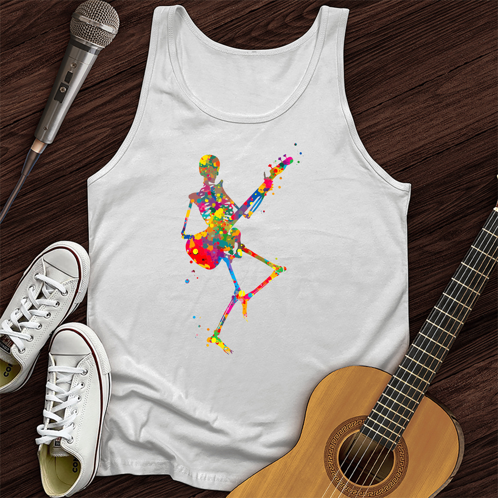 Colorful Souls Guitar Tank Top
