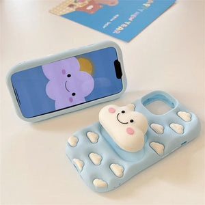 Puffy Clouds iPhone Case