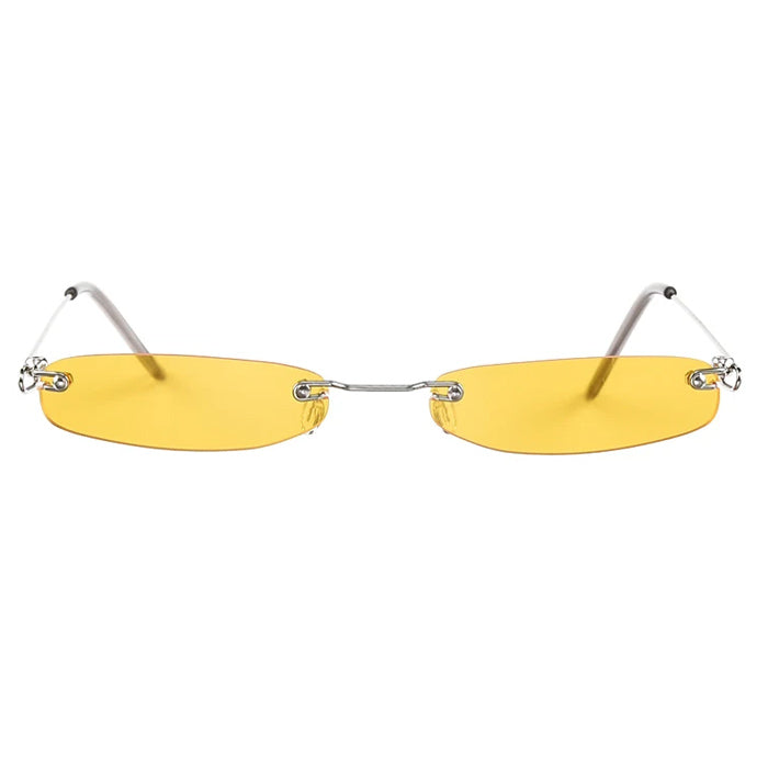 Y2K Rectangle Skinny Sunglasses