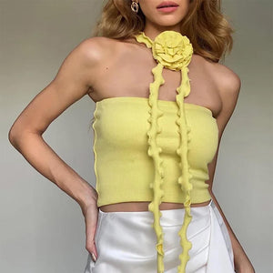 French Rose Ruffled Top