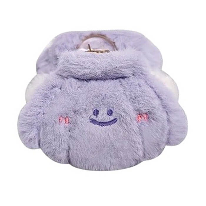 Smiling Shell Fluffy Hair Clip