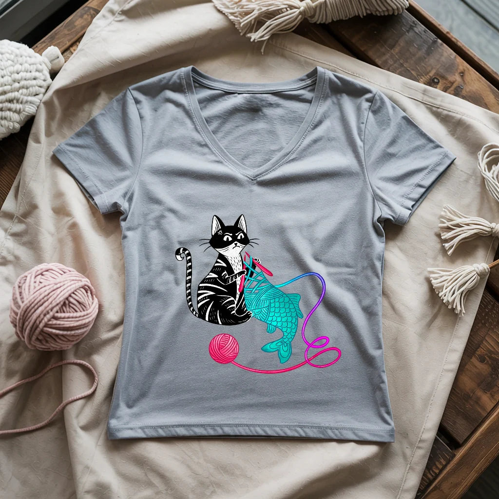 Knitfish Lady V-neck