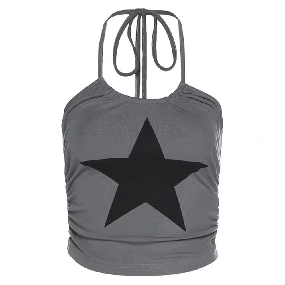 Star Girl Halter Crop Top