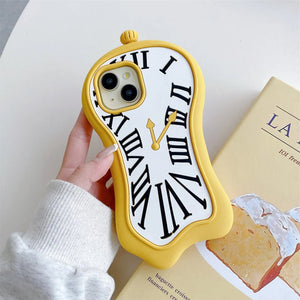 Surreal Melting Clock iPhone Case