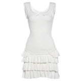 Swan Balletcore Mini Dress