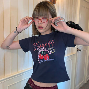 Sweet Cherry Crop Top
