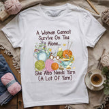 Tea & Yarn Lover T-shirt