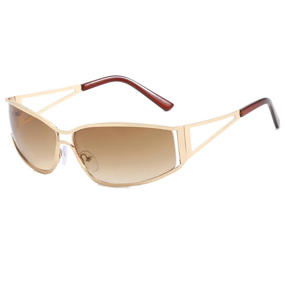 Glitch Mode Angular Wrap Sunglasses