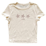 Y2K Star Print Baby Tee