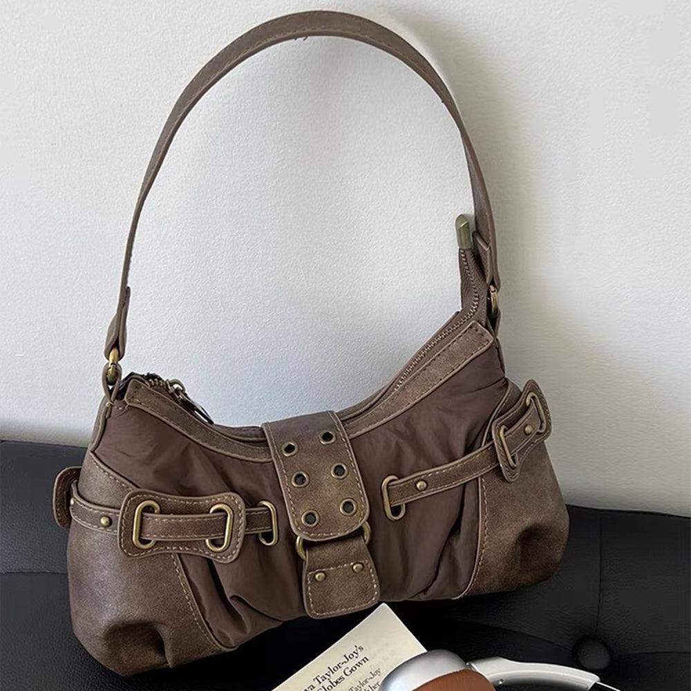 Y2K Western Baguette Bag